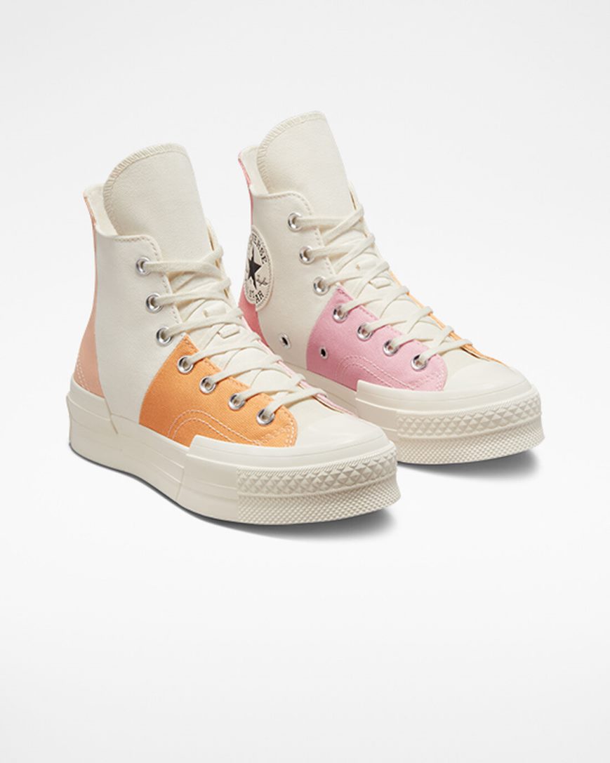 Tenisky Vysoke Converse Chuck 70 Plus Color Candy Panske Béžové Oranžové Ruzove | SK IHUOX2